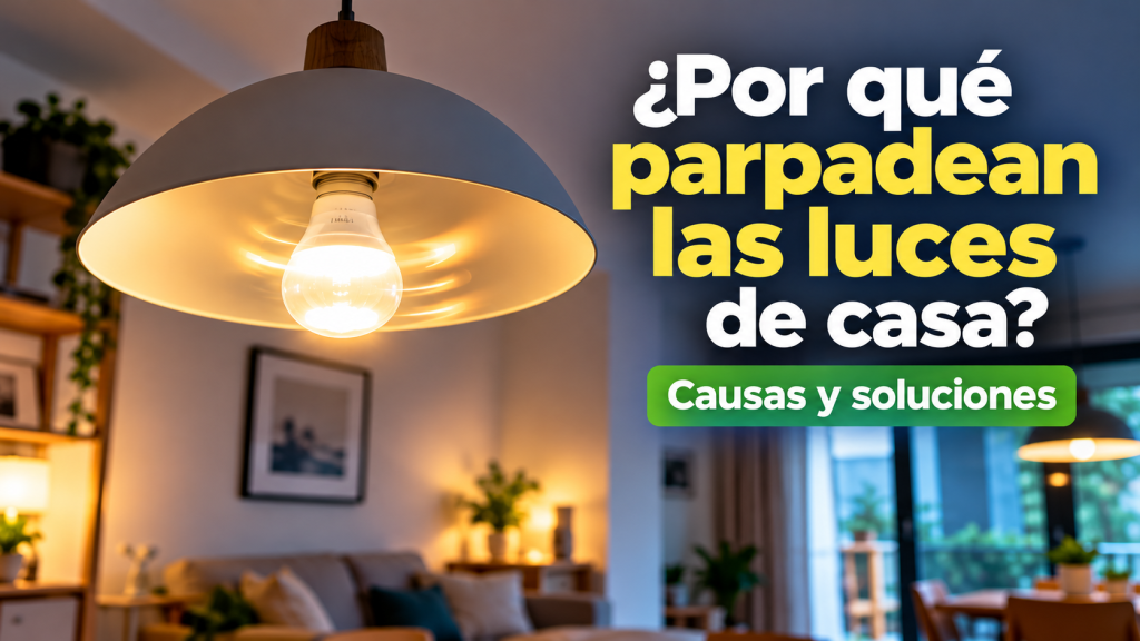 Lámpara LED y causas del parpadeo de las luces en casa